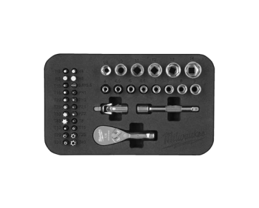 Milwaukee ¼″ Kompakt-Ratschen Set