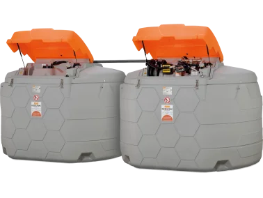 CEMO Dieseltankanlage CUBE 15.000 l Outdoor Premium