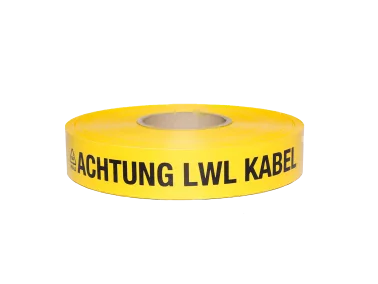 Trassenwarnband ACHTUNG LWL KABEL