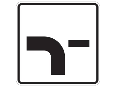 VZ 1002-13 Verlauf einer Vorfahrtstraße