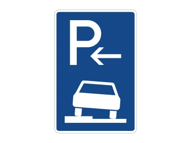 VZ 315-51 Parken auf Gehwegen Anfang