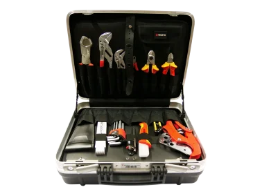 Werkzeugkoffer für Glasfaser und Kabelverlegung