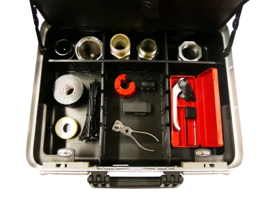 Werkzeugkoffer für Glasfaser und Kabelverlegung