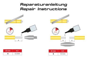 RUNPOTEC GF 4.5 Endhülsen-Set - 6 mm
