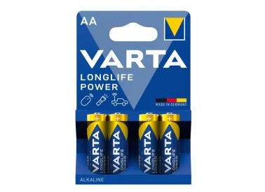 VARTA Batterie LONGLIFE Power Mignon AA 4er Blister