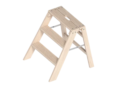 Layher Holzstufentritt - 3 Stufen