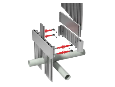 Alu-Kammerplattenverbau GIGANT 2m