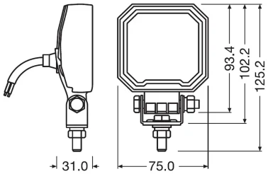 Osram Cube WL VX80-WD Arbeitsscheinwerfer