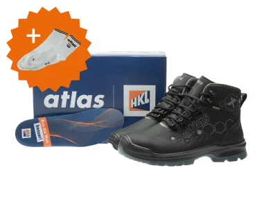 Atlas Sicherheitsstiefel „Bau die Welt besser"-Edition