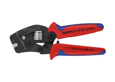 KNIPEX Crimpzange Nr. 97 53 09 für Aderendhülsen, selbsteinstellend, 0,08-10 + 16 qmm