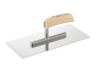 Glättekelle, rostfrei, gezahnt 4x4 mm