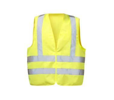 Polyester-Warnweste Gelb