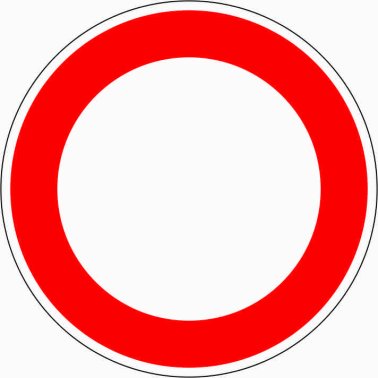 Verkehrszeichen VZ 250 Verbot für Fahrzeuge aller Art