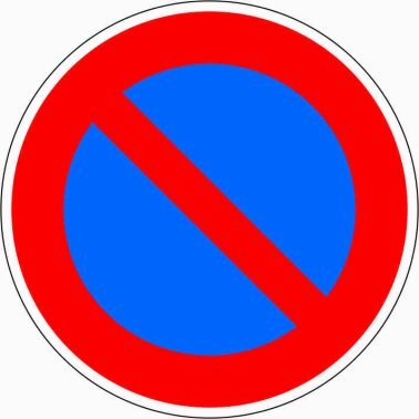 Verkehrszeichen VZ 286 Eingeschränktes Haltverbot