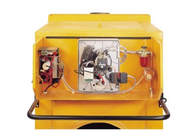 Wilms Heißluft-Turbine BV535 mit Abgasführung