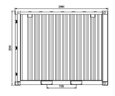 CONTAINEX Lagercontainer 10'