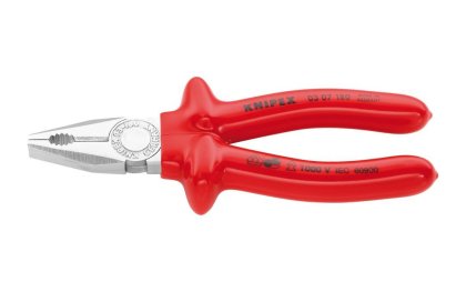 KNIPEX VDE-Kombizange Nr. 03 07, tauchisoliert, 180 mm