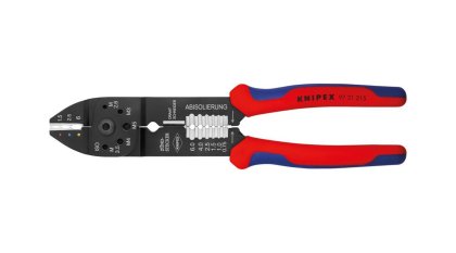 KNIPEX Crimpzange Nr. 97 21 215 für Kabelschuhe, 215mm