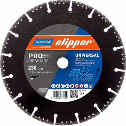 Norton Clipper Diamantscheibe Pro Universal Ductile