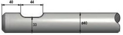 Spitzmeißel passend für Epiroc/Atlas Copco - Variante: SB 52