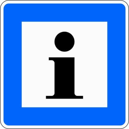 Verkehrszeichen VZ 365-61 Informationsstelle