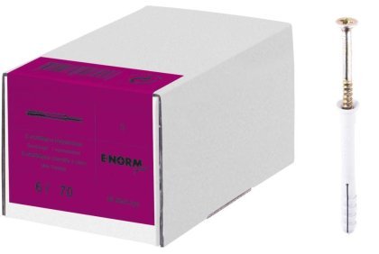Nageldübel, Senkkopf