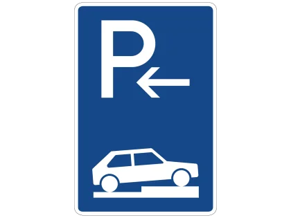 VZ 315-76 Parken auf Gehwegen Anfang