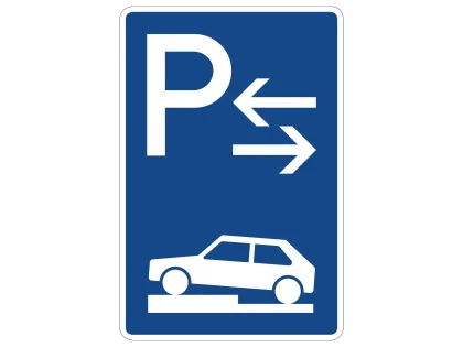VZ 315-73 Parken auf Gehwegen Mitte
