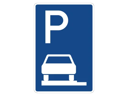 Verkehrszeichen VZ 315-60 Parken auf Gehwegen