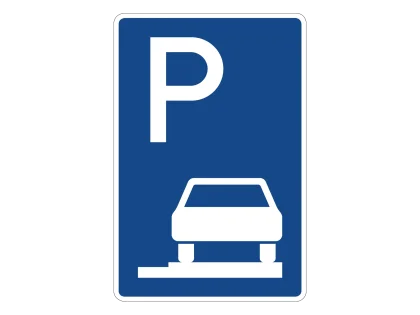 VZ 315-65 Parken auf Gehwegen