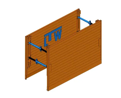 Verbaubox Minibox 3 x 1,5 m, Stahl, Grundbox