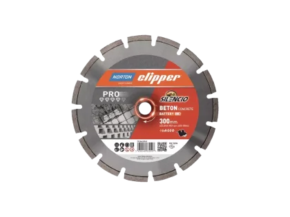 Norton Clipper Diamantscheibe Pro Beton Battery Silencio - Größe: 300 x 25,4 mm