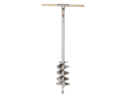 IDEAL Erdbohrer mit Stahlrohrstiel, 150 mm