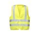Polyester-Warnweste Gelb