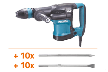 Makita Stemmhammer HM0871C Komplett-Set