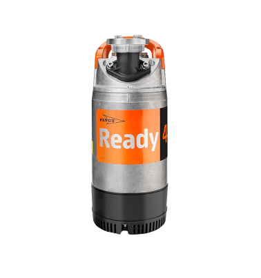 Aktion Flygt Ready 4 Tauchpumpe mit drei C-Schläuchen
