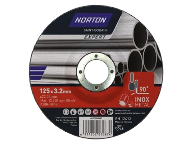 Norton Clipper Trennscheibe Stahl - Größe: 125x3,2x22,23 mm