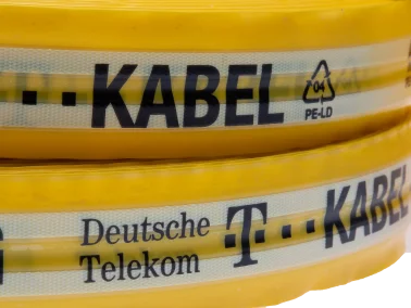 Trassenwarnband ACHTUNG Deutsche Telekom