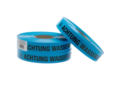 Trassenwarnband ACHTUNG WASSERLEITUNG