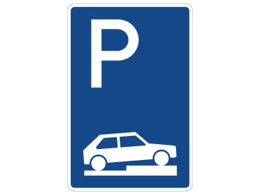 VZ 315-75 Parken auf Gehwegen