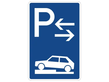 VZ 315-73 Parken auf Gehwegen Mitte