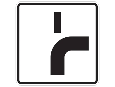 VZ 1002-22 Verlauf einer Vorfahrtstraße
