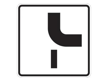 VZ 1002-24 Verlauf einer Vorfahrtstraße