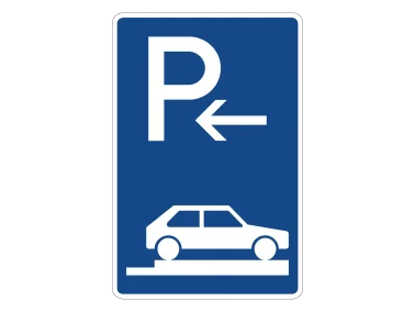 VZ 315-86 Parken auf Gehwegen Anfang