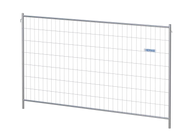 HERAS Bauzaun M300 mit Haken und Ösen