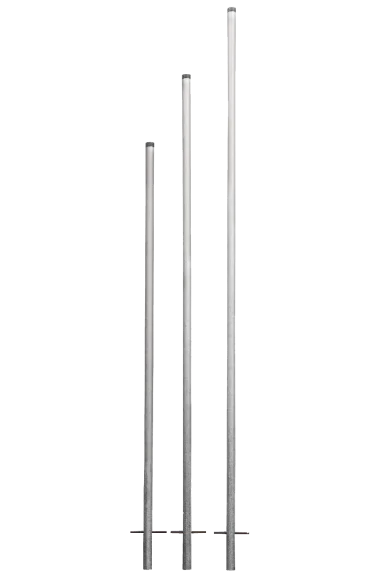 Rohrpfosten rund