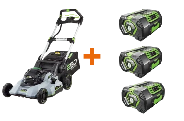 Aktion EGO Akku-Rasenmäher LM2135E-SP mit drei Akkus