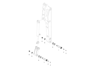 Yanmar Bolzen Buchsen Kit - Löffel