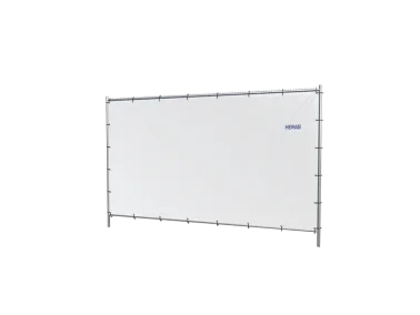 HERAS Bauzaunplane weiss 35/18m
