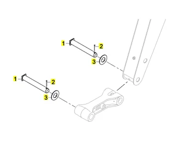 Yanmar Bolzen Buchsen Kit - Löffel